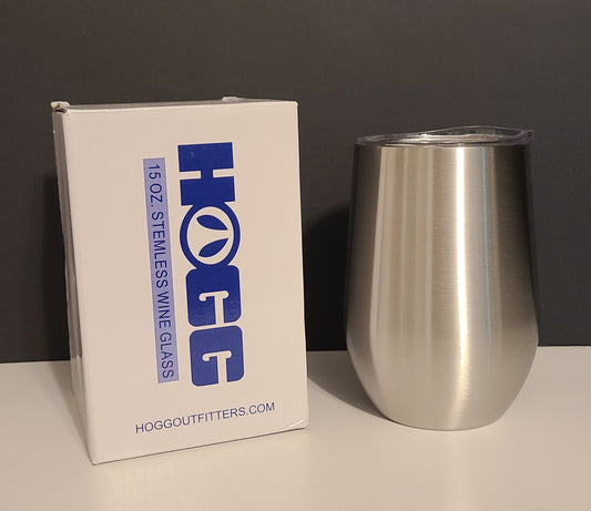 15oz Stemless Stainless Wine Glass