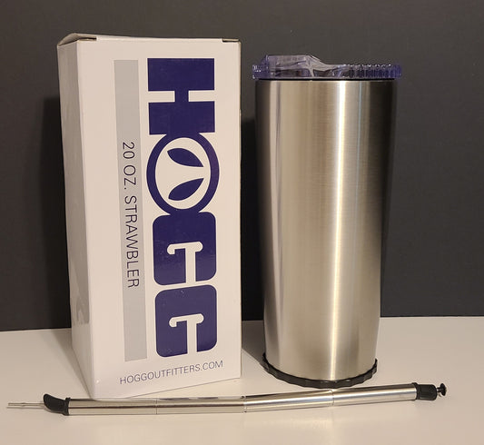 20oz Strawbler Stainless Tumbler