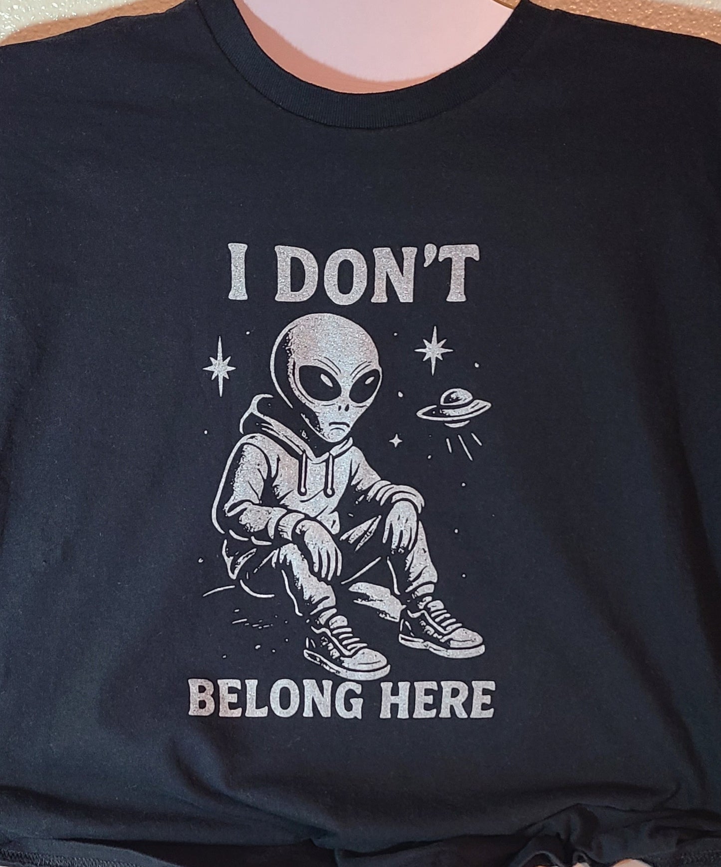 "I Don’t Belong Here" Alien T-Shirt