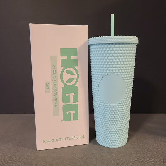 24oz Mint Studded Tumbler